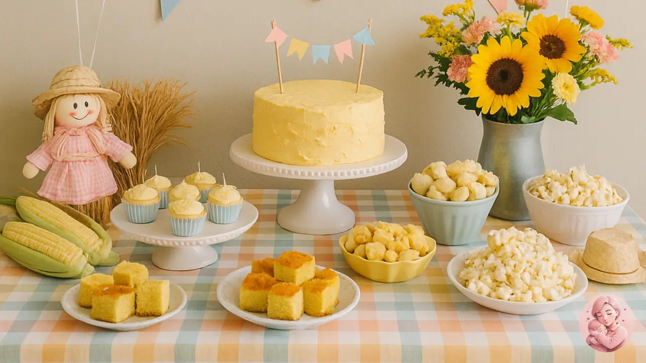 Chá de Bebê com tema junino