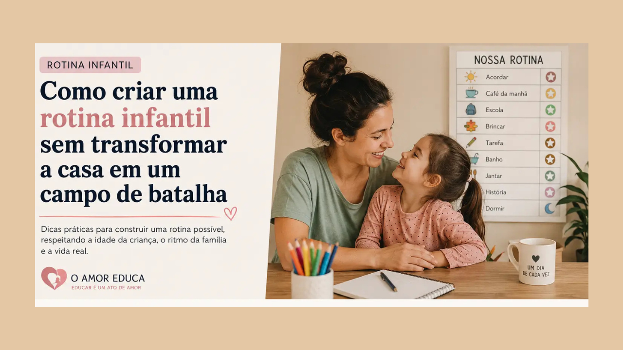 Como criar uma rotina infantil
