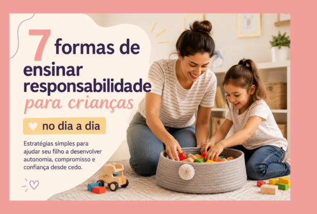 formas de ensinar responsabilidade para crianças