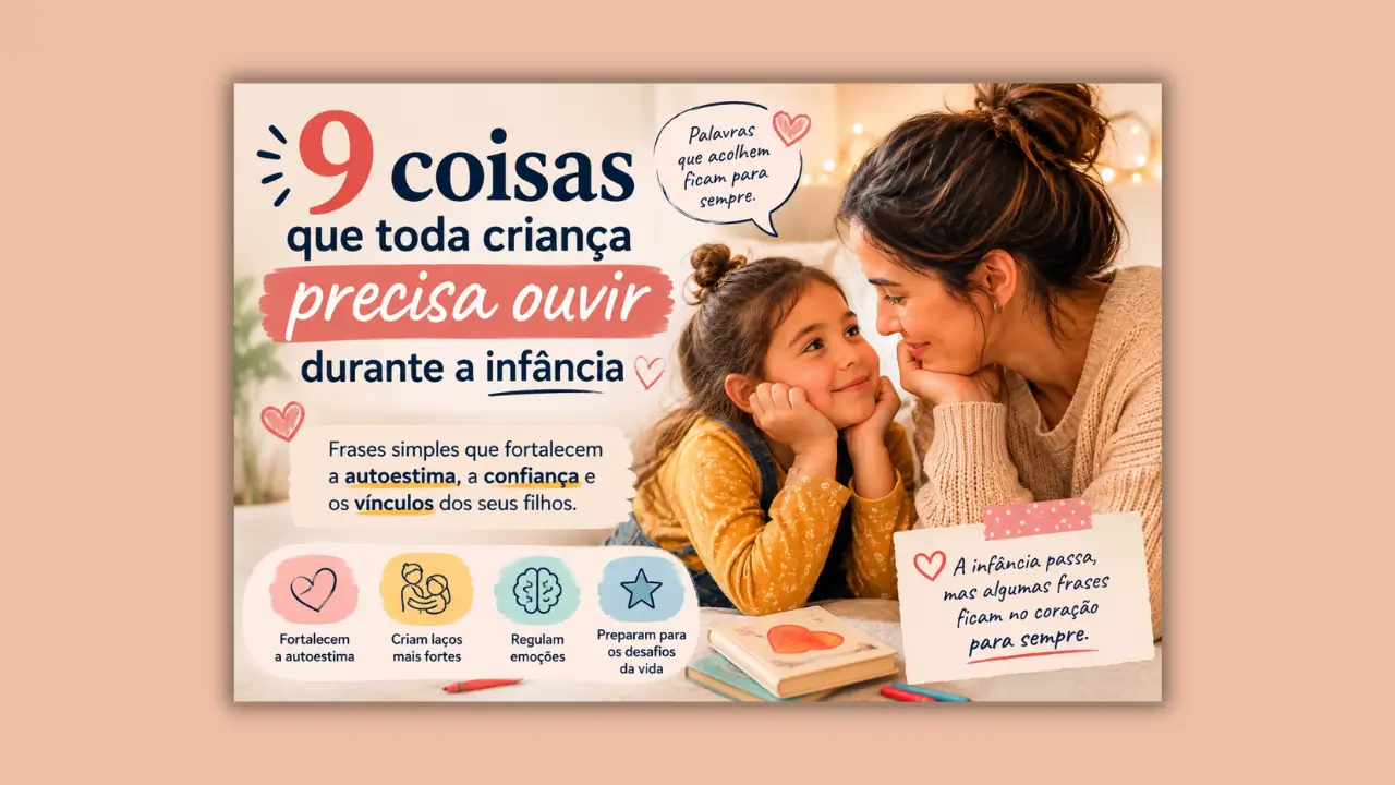 Frases que toda criança precisa ouvir