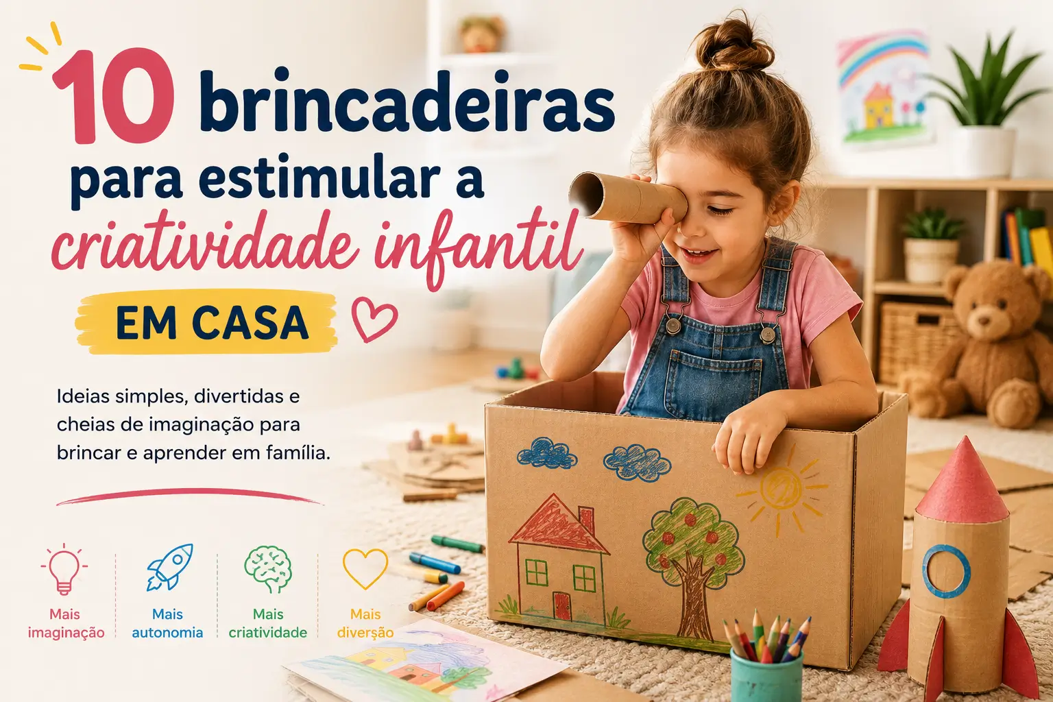 brincadeiras para estimular a criatividade infantil