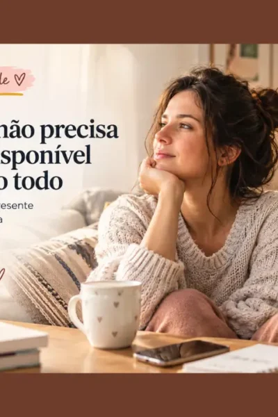 A mãe não precisa estar disponível o tempo todo